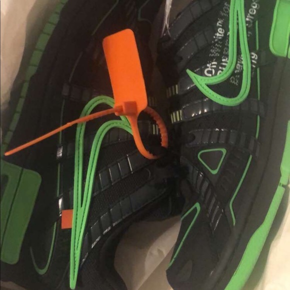 Nike Air Off-White Rubber Green Strike Dunks - Picture 3 of 5